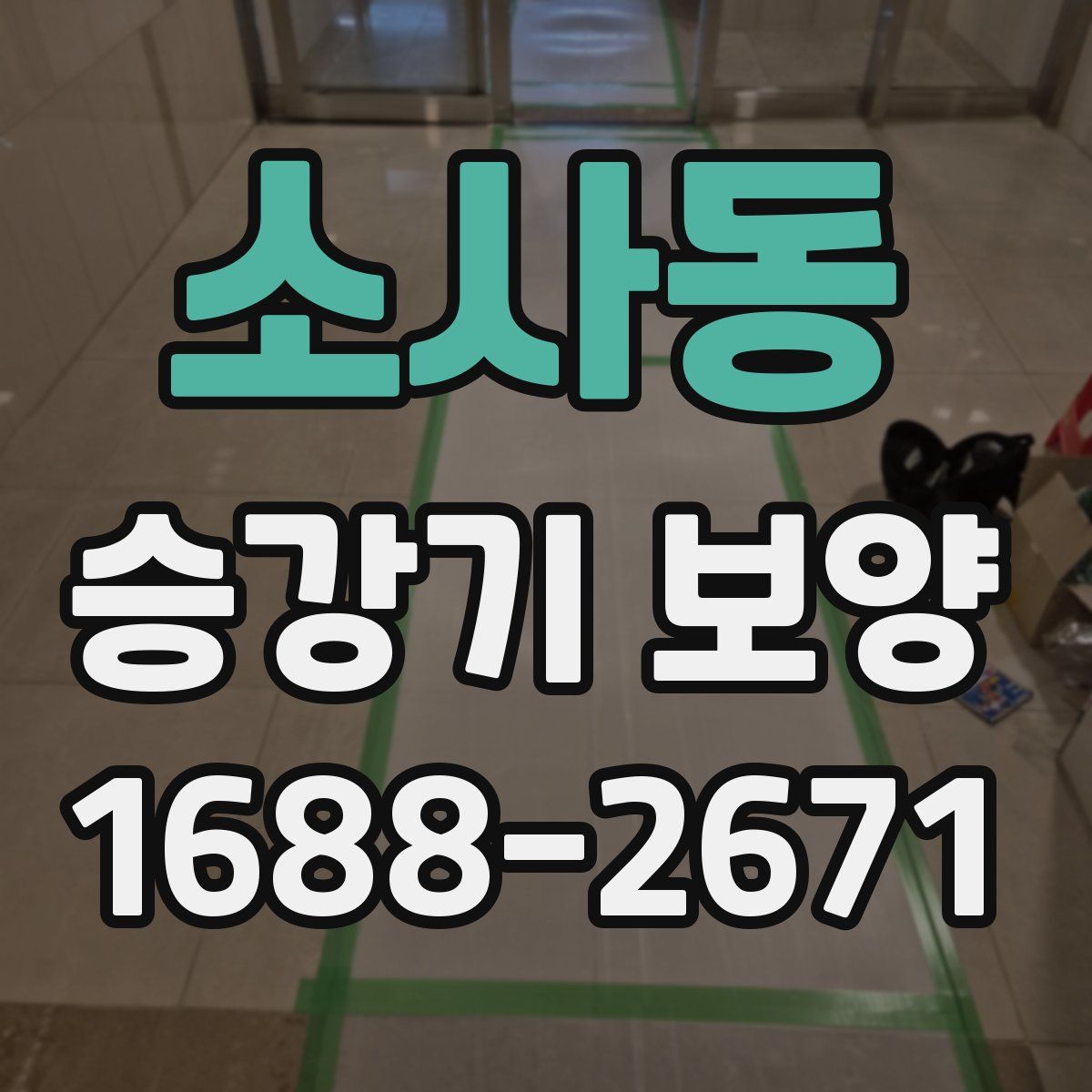 소사동 승강기 보양