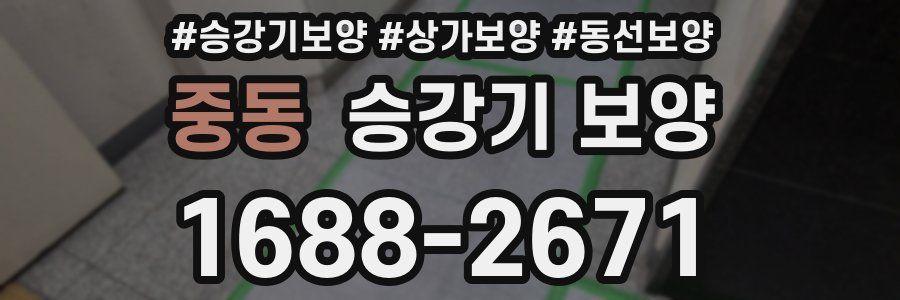 중동 승강기 보양