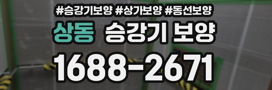 상동 승강기 보양