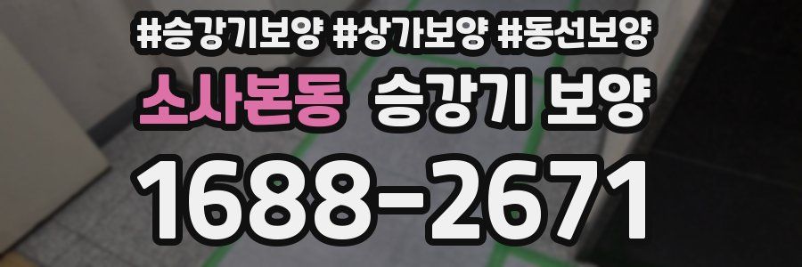 소사본동 승강기 보양