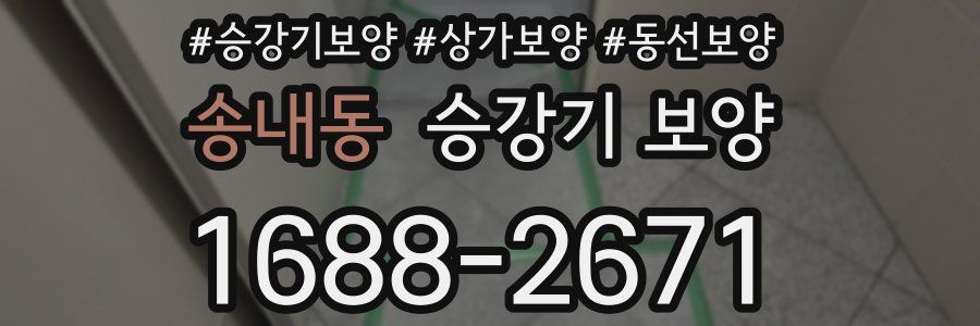 송내동 승강기 보양