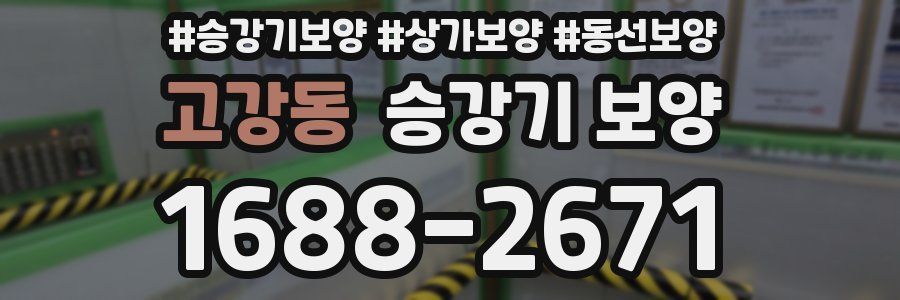 고강동 승강기 보양