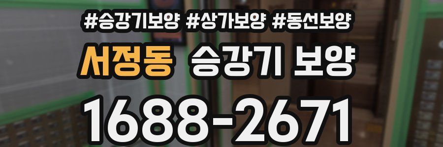 서정동 승강기 보양