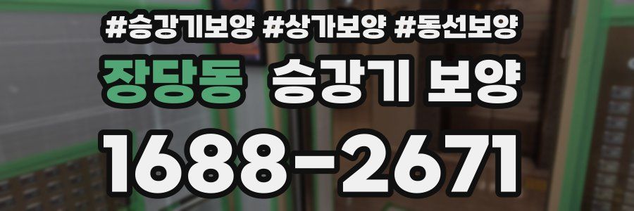 장당동 승강기 보양