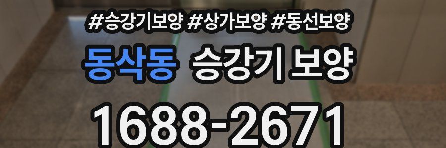 동삭동 승강기 보양