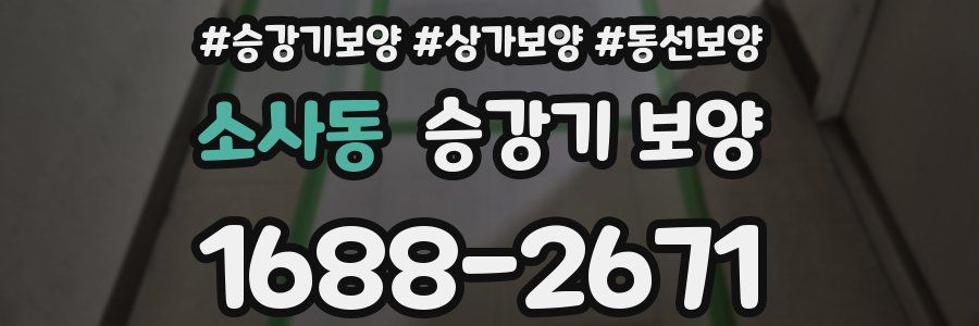 소사동 승강기 보양