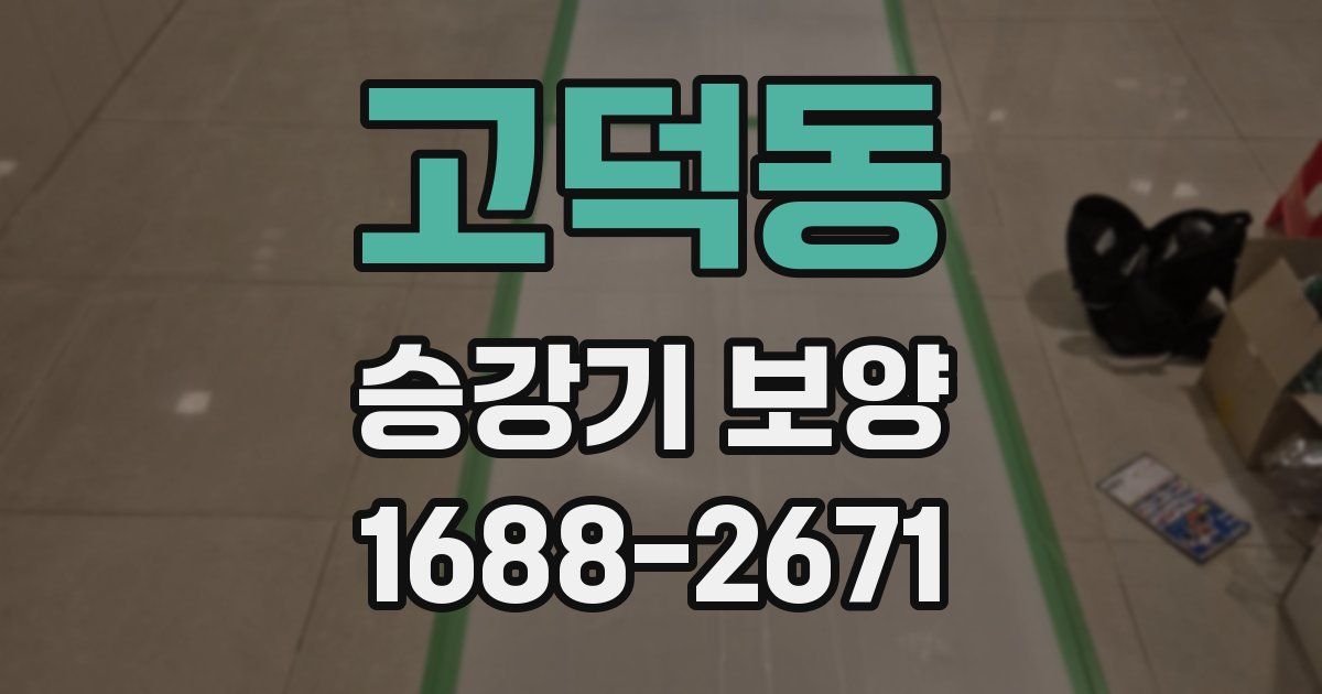 고덕동 승강기 보양