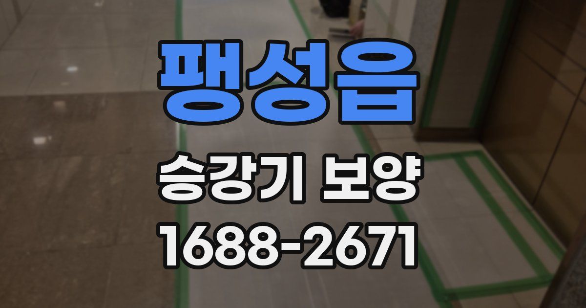 팽성읍 승강기 보양