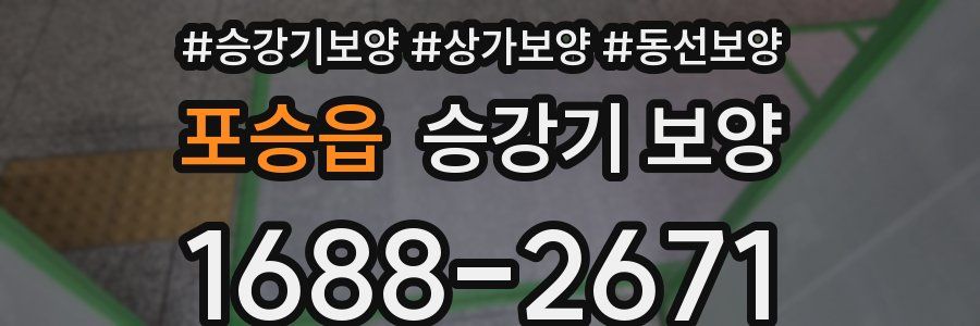 포승읍 승강기 보양