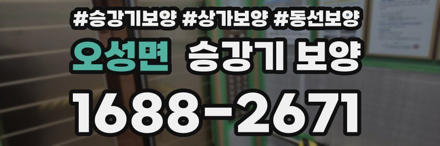 오성면 승강기 보양