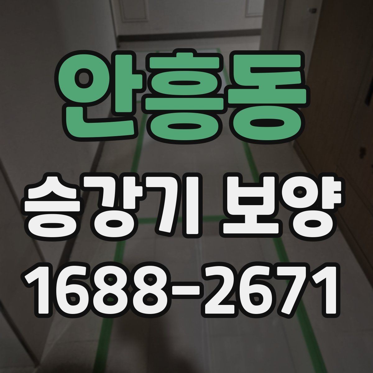 안흥동 승강기 보양 진행 순서와 준비 과정