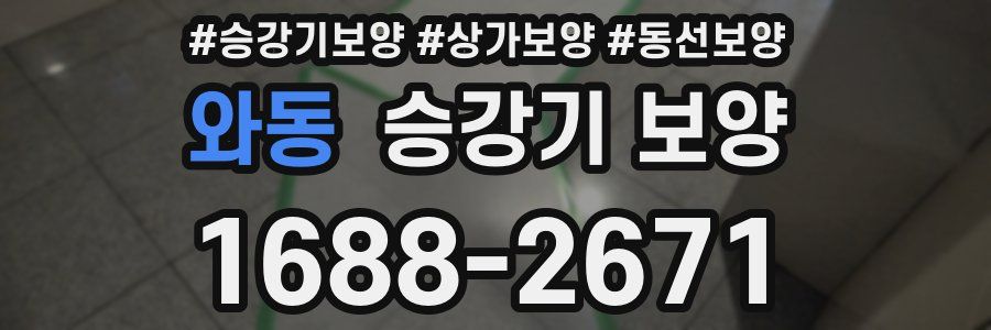 와동 승강기 보양