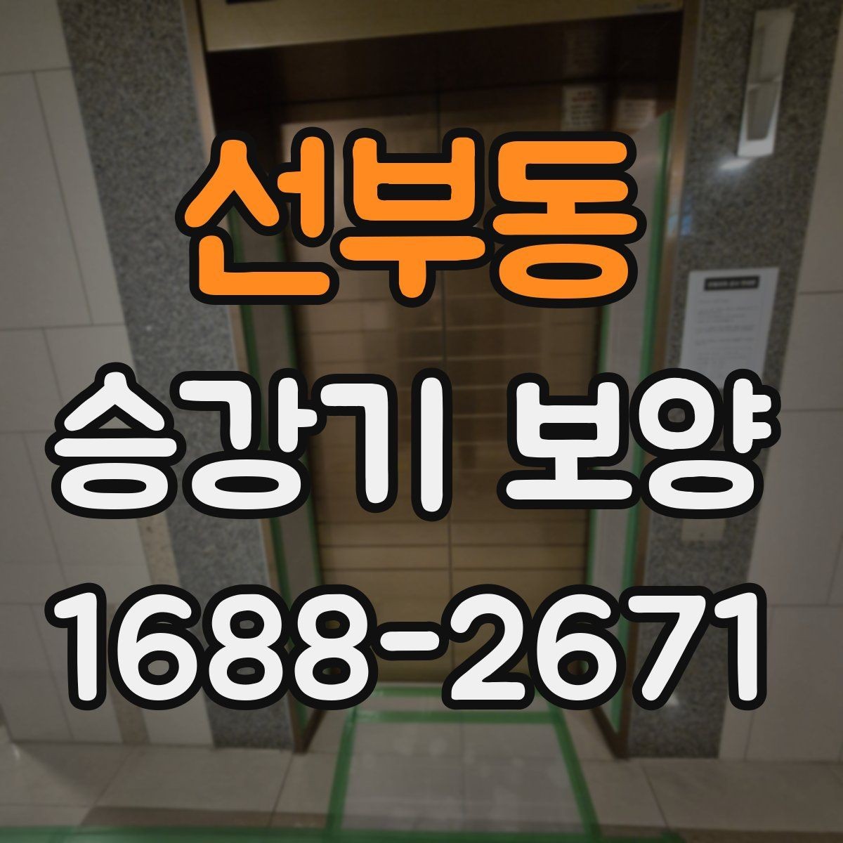 선부동 승강기 보양 과정에서 발생하는 문제와 대응