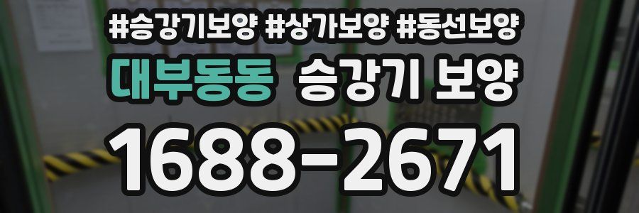 대부동동 승강기 보양