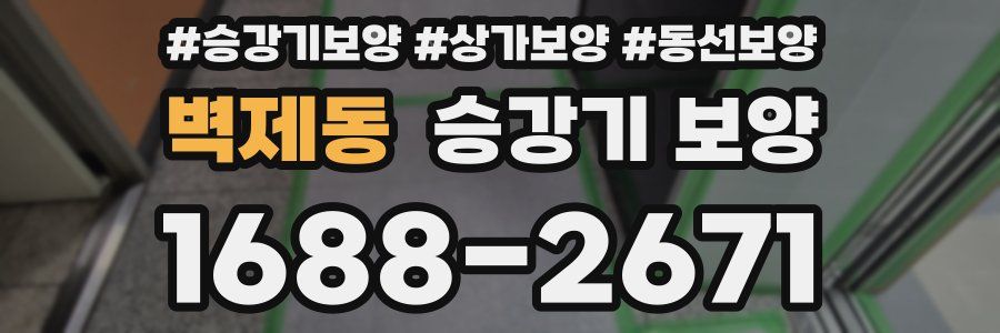 벽제동 승강기 보양