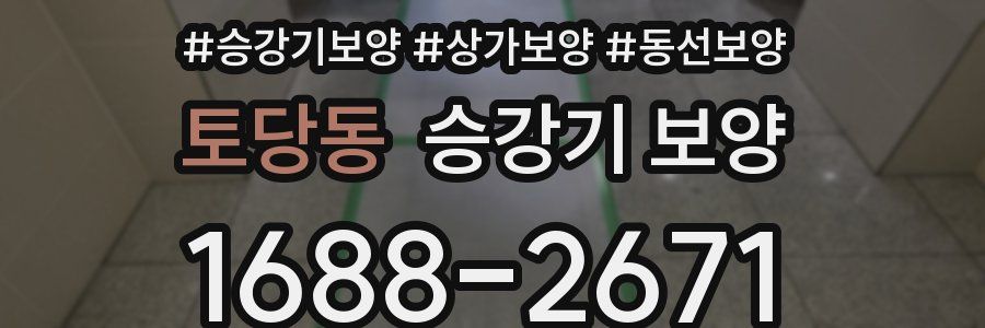 토당동 승강기 보양