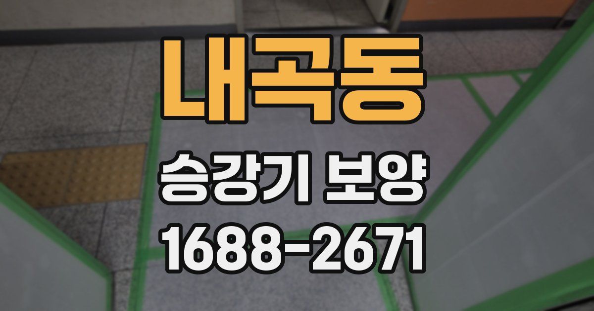 내곡동 승강기 보양