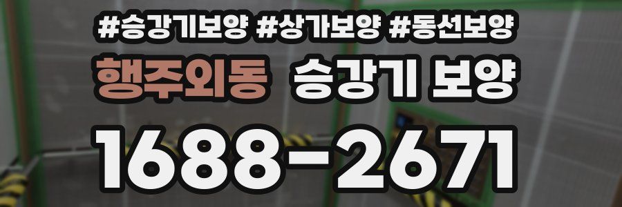 행주외동 승강기 보양