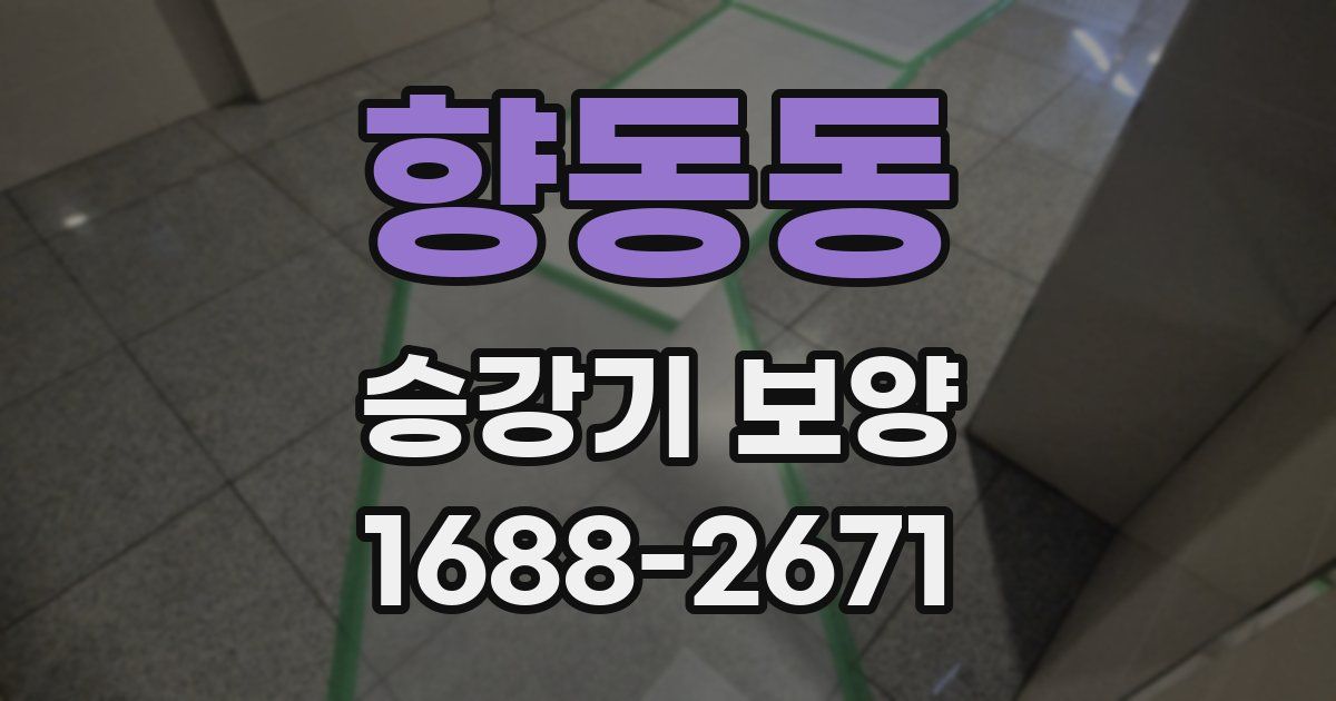 향동동 승강기 보양