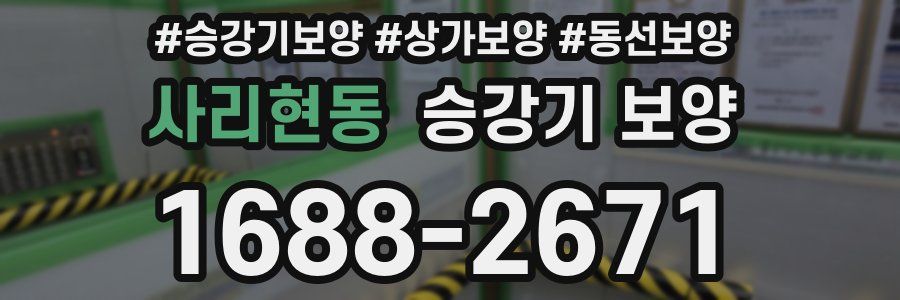 사리현동 승강기 보양