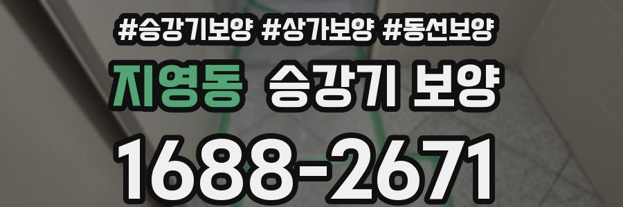 지영동 승강기 보양