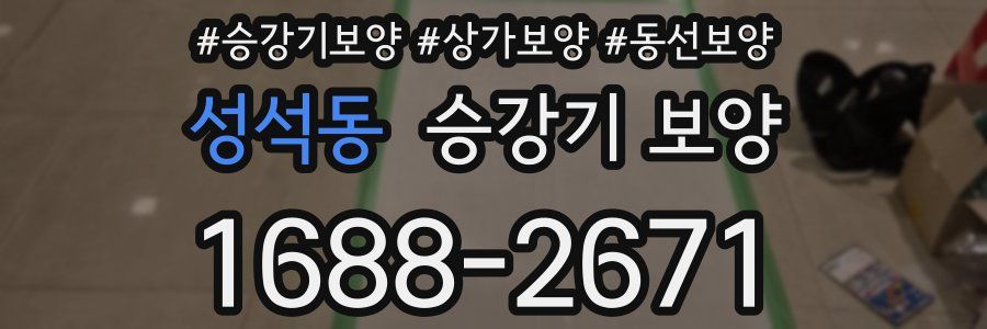 성석동 승강기 보양