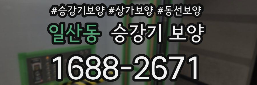 일산동 승강기 보양