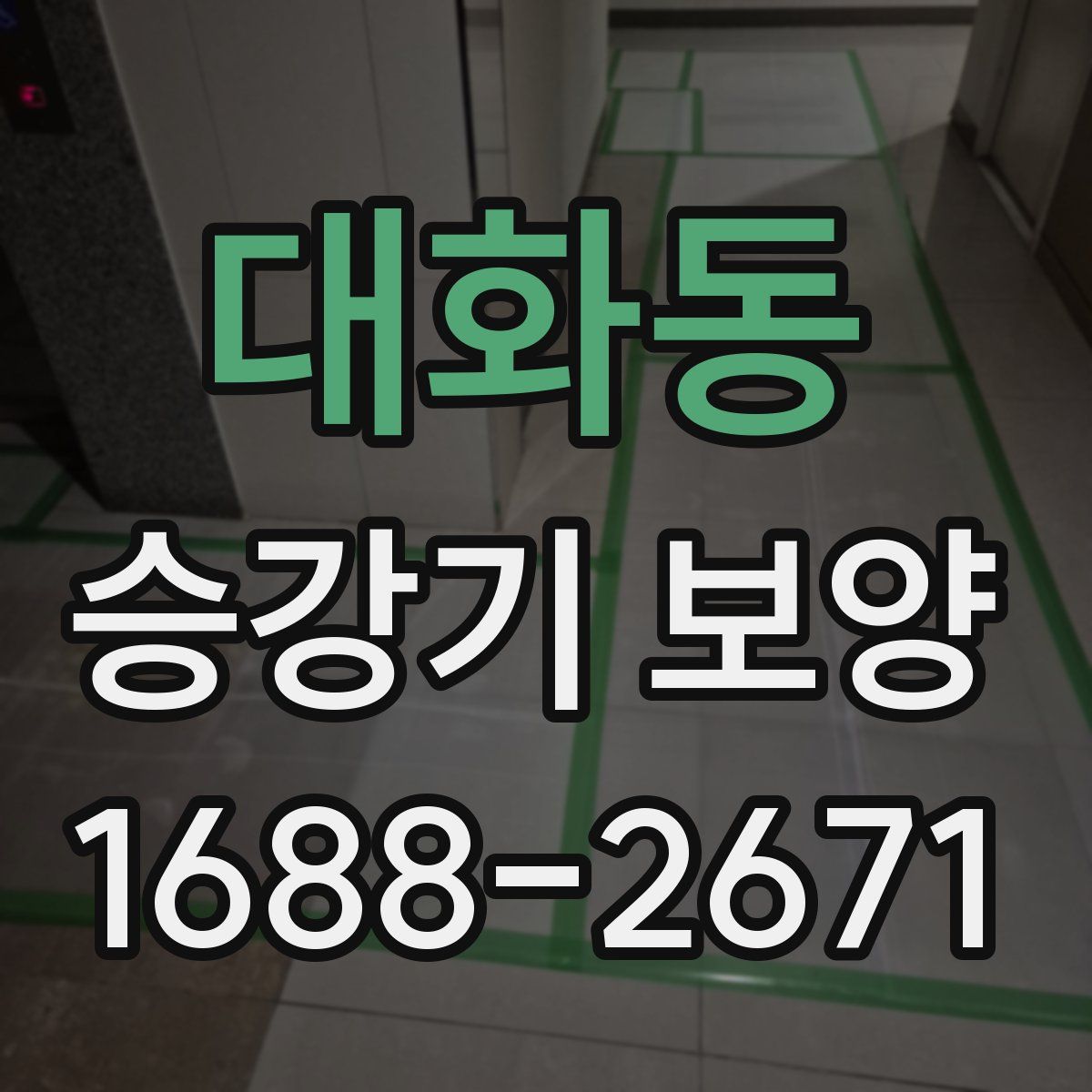 대화동 승강기 보양