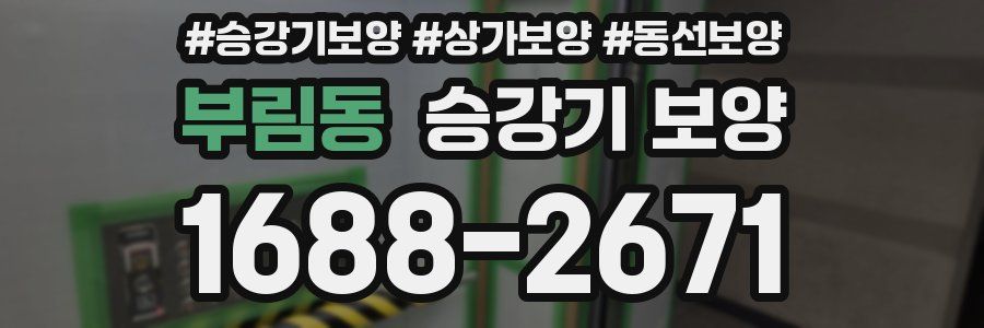부림동 승강기 보양