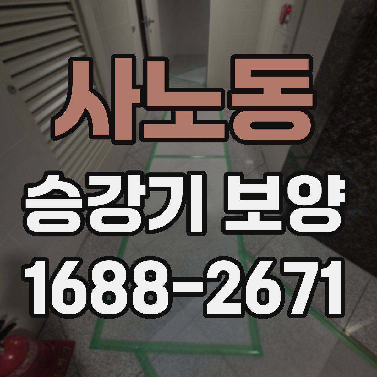 사노동 승강기 보양 현장별 요구사항 정리
