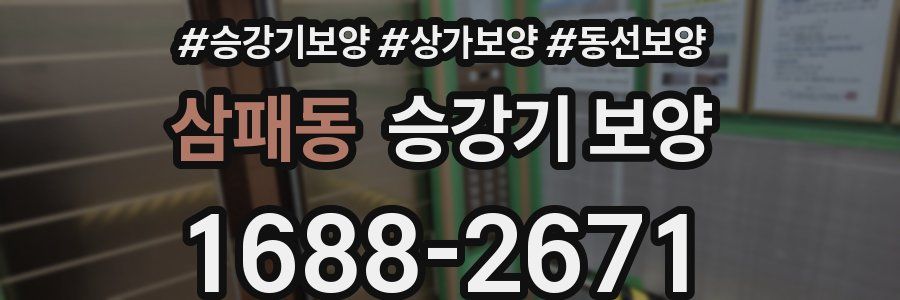 삼패동 승강기 보양