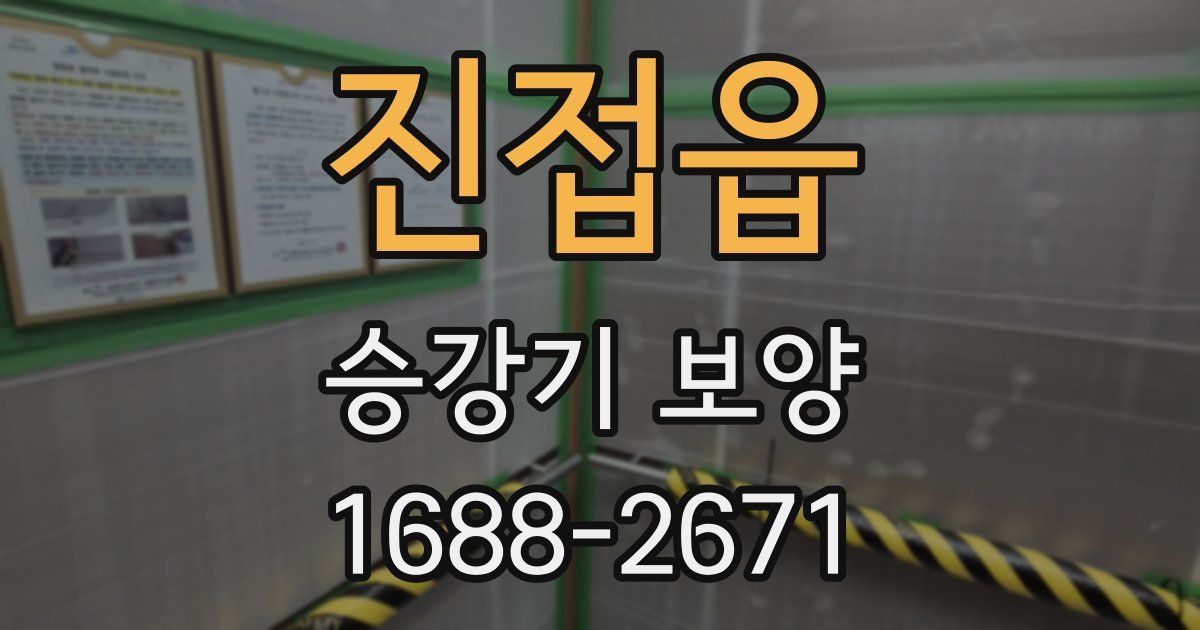 진접읍 승강기 보양