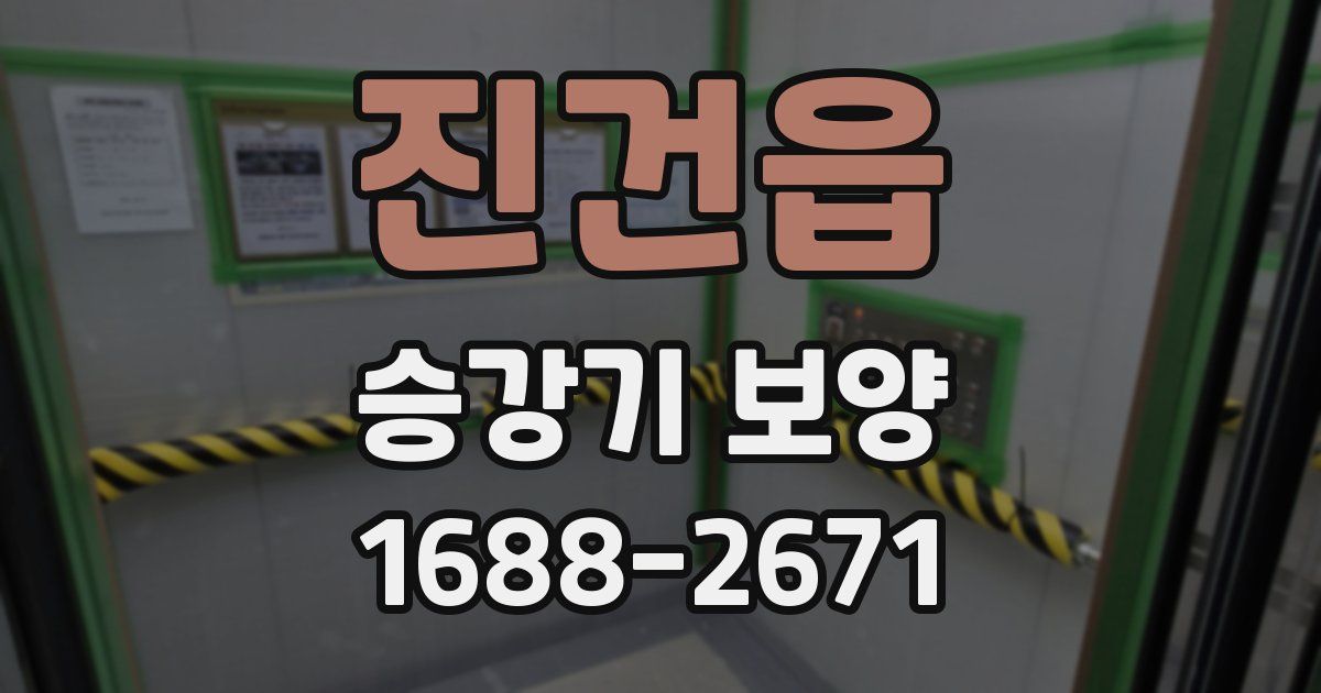 진건읍 승강기 보양