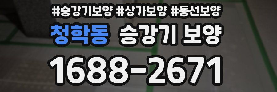 청학동 승강기 보양