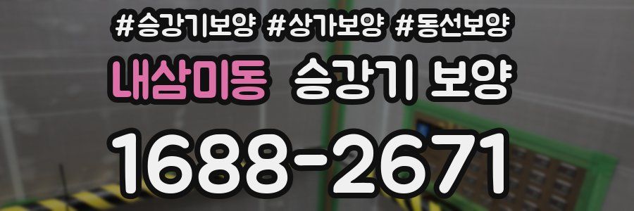 내삼미동 승강기 보양