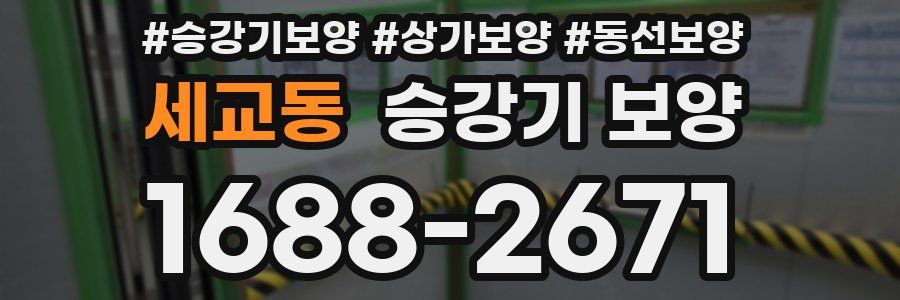 세교동 승강기 보양