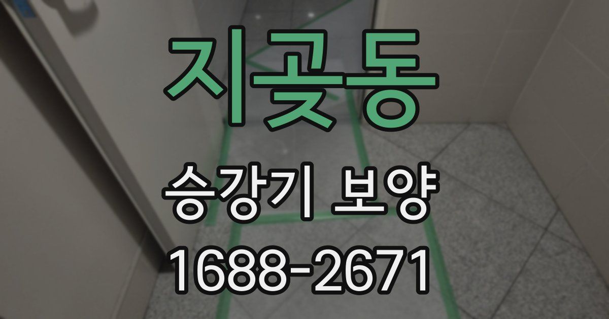 지곶동 승강기 보양