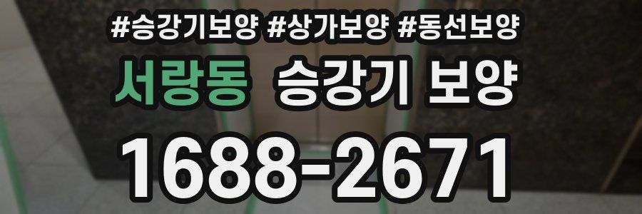 서랑동 승강기 보양