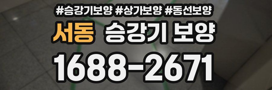 서동 승강기 보양