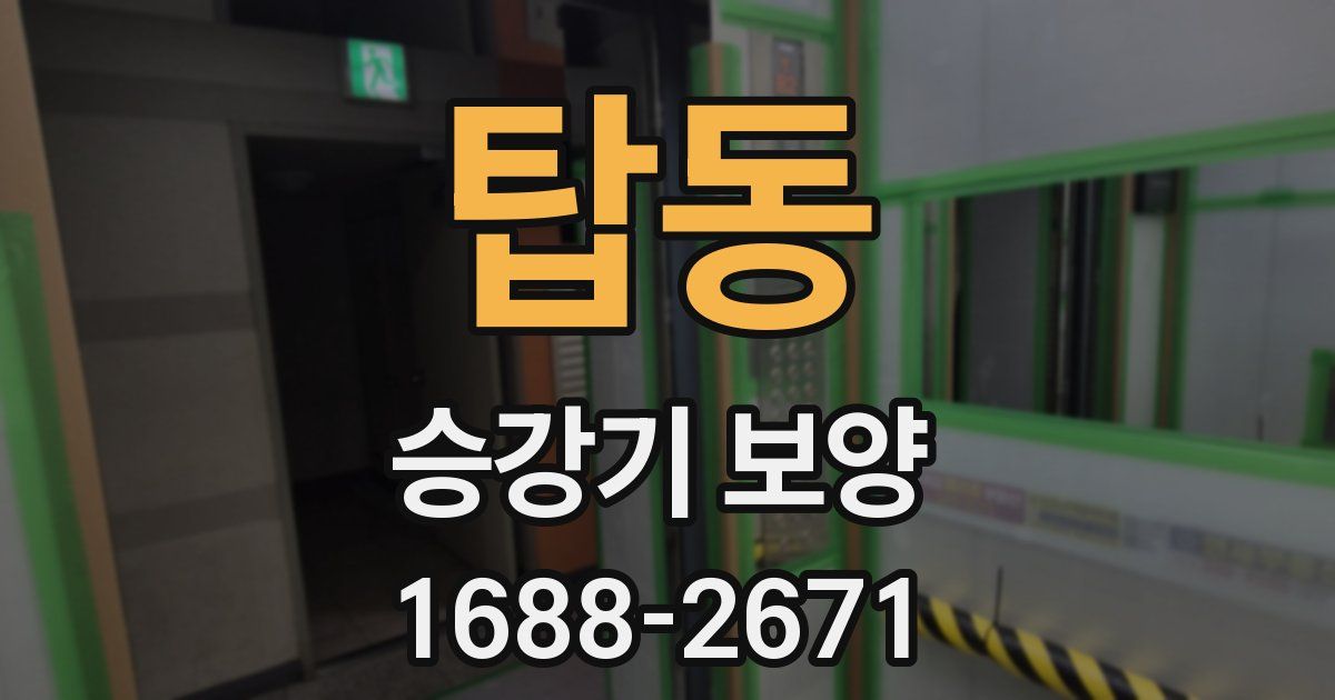 탑동 승강기 보양