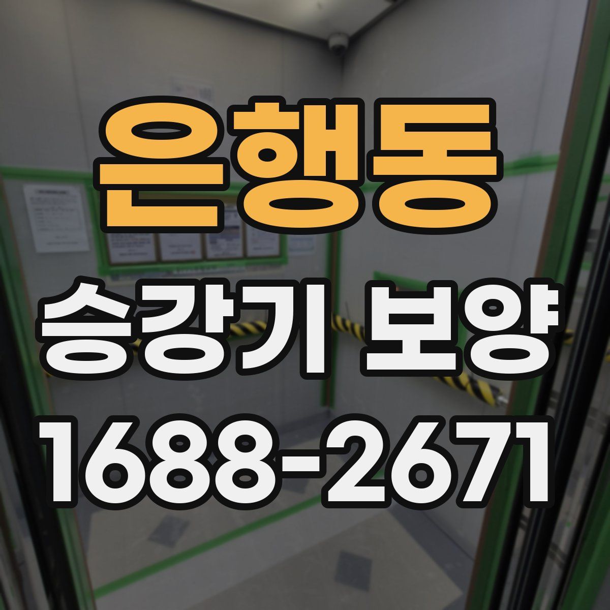 은행동 승강기 보양