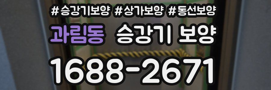 과림동 승강기 보양