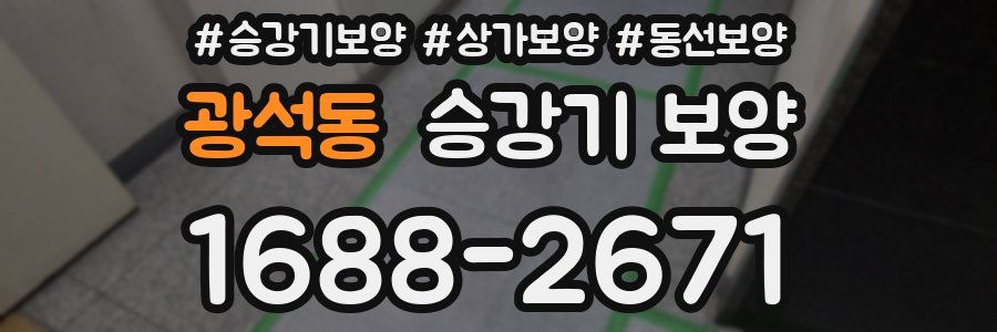 광석동 승강기 보양