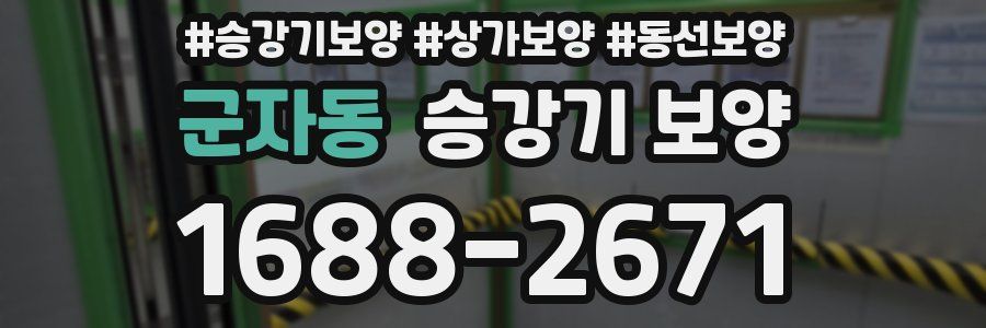 군자동 승강기 보양