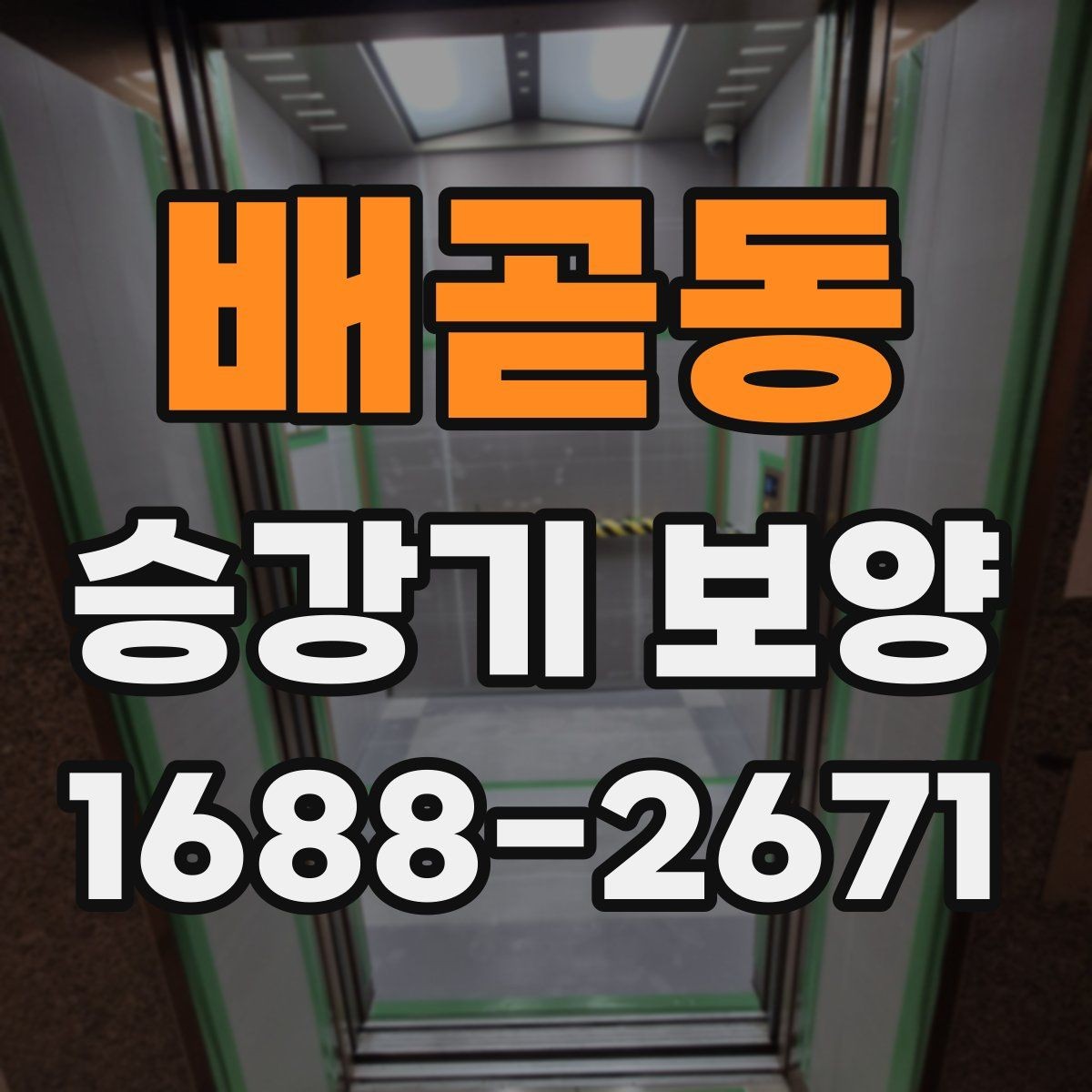 배곧동 승강기 보양 계획 세울 때 고려할 요소