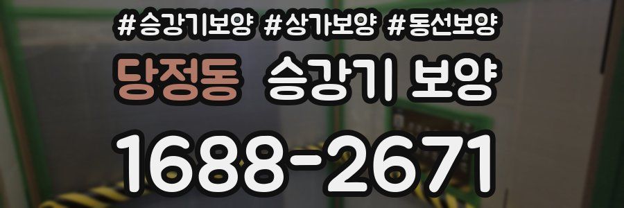 당정동 승강기 보양