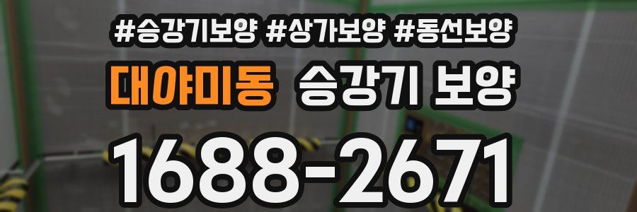 대야미동 승강기 보양
