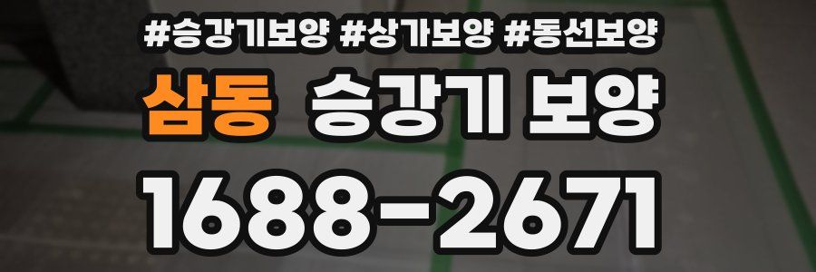 삼동 승강기 보양