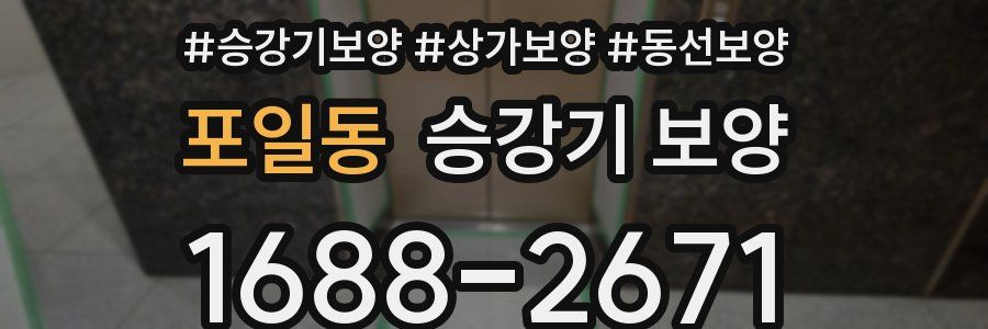 포일동 승강기 보양