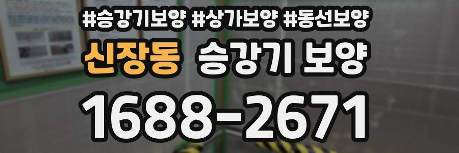 신장동 승강기 보양